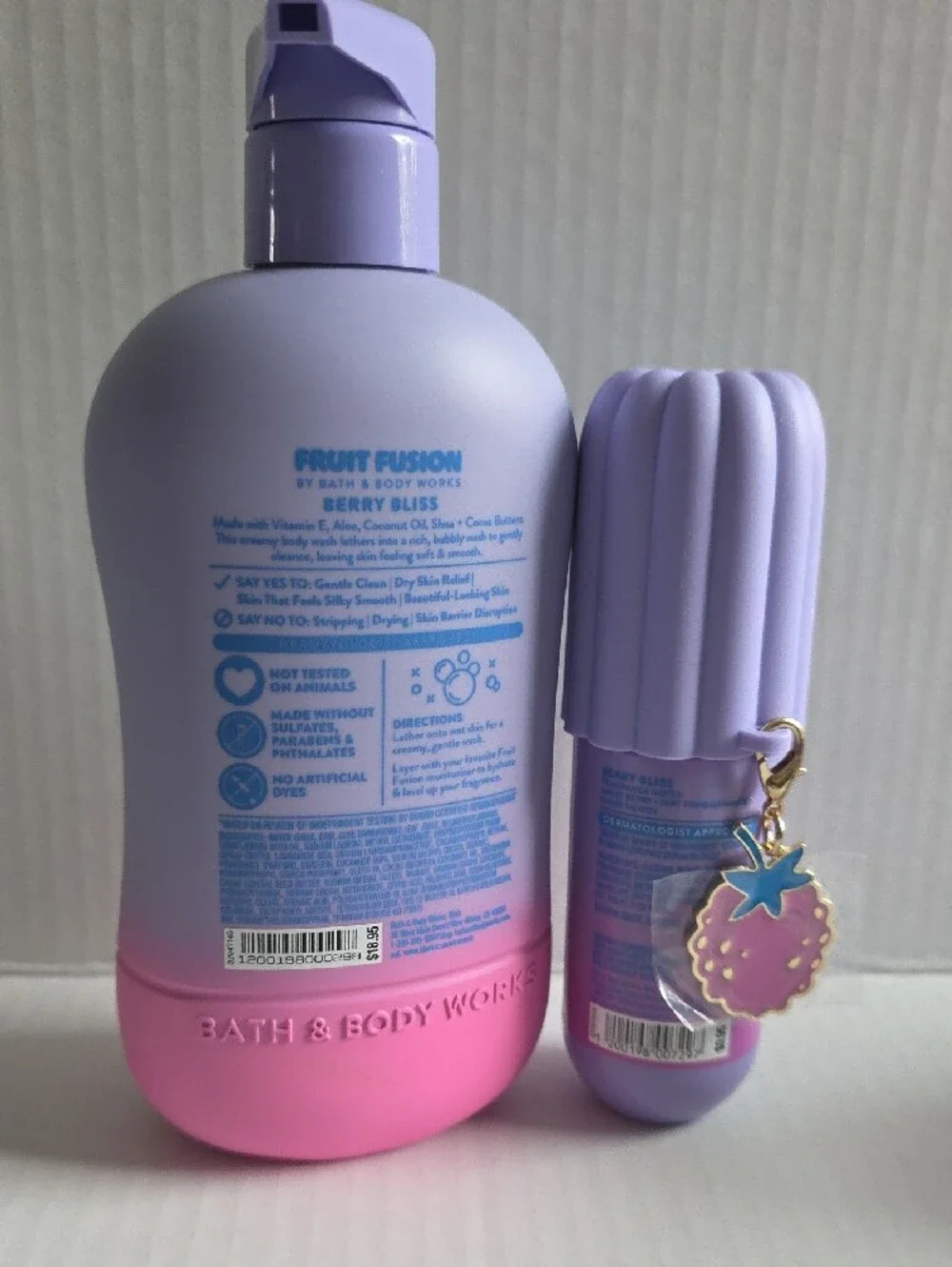Bath & Body Works Fruit Fusion Set - Lavender Purple & Pink